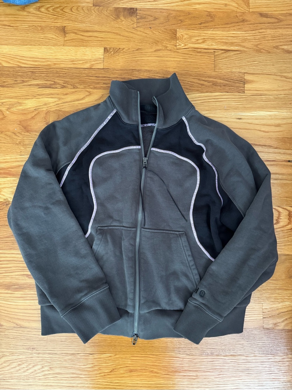 Lululemon heavy terry zip up sweatshirt